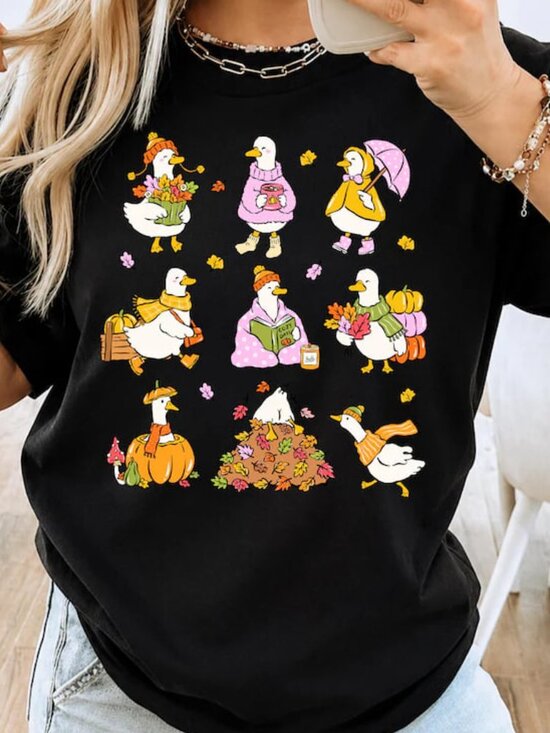 Tops - Cute Fall Shirt, Funny Autumn Shirt, Gift For Fall Lover